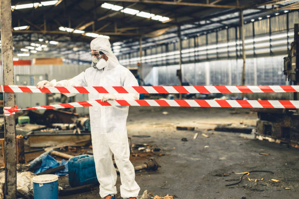 Professional Biohazard technician working in Harrison, OH